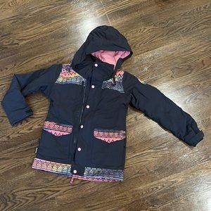 Burton Girls Ski Jacket - Adjustable Size S 7/8